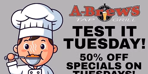 \ud83c\udf7d\ufe0f Test It Tuesday \u2014 50% Off Weekly Specials