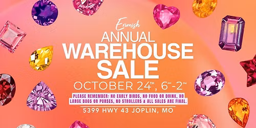 Erimish Annual Warehouse Sale - Free Event