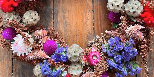 Dried Wreath Workshop with Two Little Buds and The Farmer's Collective