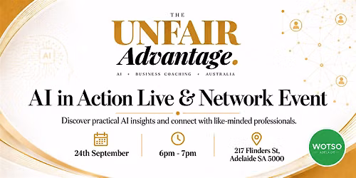 AI for Adelaide (Live Workshop + Networking Event)