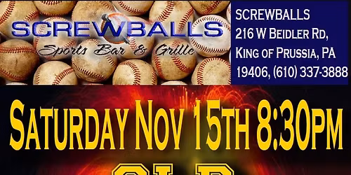 OLD SCHOOL FALL FEST AT SCREWBALLS!