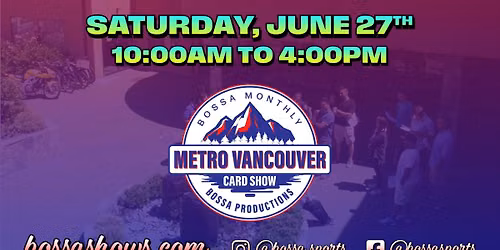 Metro Vancouver Card Show
