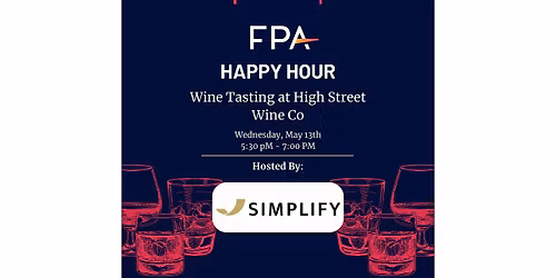 FPA SATX May Happy Hour with Simplify at High Street Wine Company!