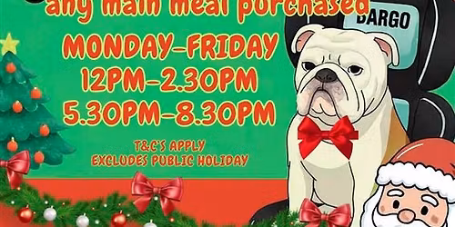 KIDS EAT FREE XMAS SCHOOL HOLIDAYS