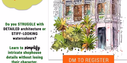 Joo Chiat Shophouse Watercolour workshop