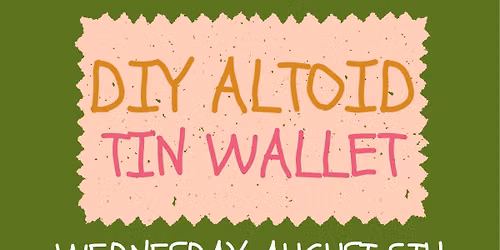 DIY Altoid Tin Wallet
