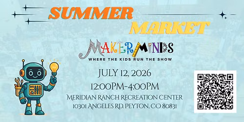 Maker Minds-Young Entreprenuers Summer Market