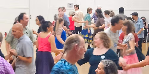 Contra dance: Frannie Marr calling to Rodney Miller and Jeff Spero