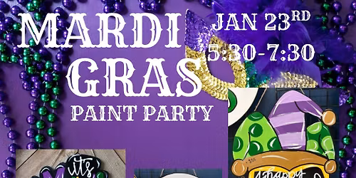 Mardi Gras Paint Party