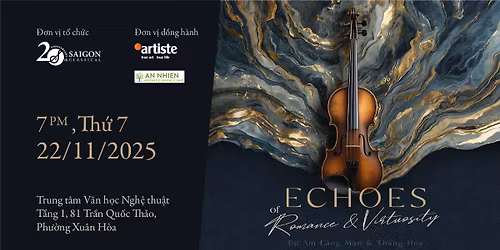 Concert: ECHOES OF ROMANCE & VIRTUOSITY (19:00, T7, 22.11.2025)