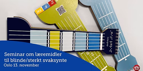 Fagdag om l\u00e6remidler til blinde\/sterkt svaksynte