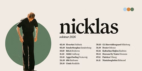 F\u00e5 Billetter! - Nicklas Sahl (solo) - Dexter, Odense