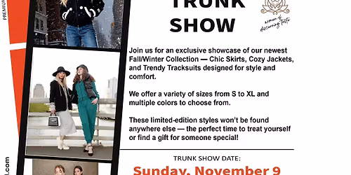 POP-UP TRUNK SHOW