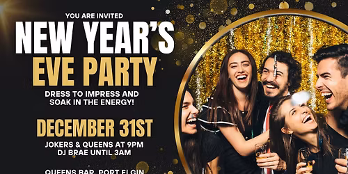 \ud83e\udea9 NEW YEARS EVE AT QUEENS BAR \ud83e\udea9