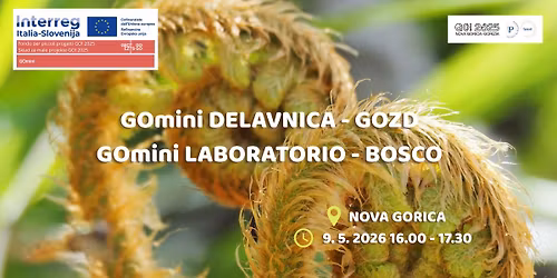 GOmini delavnica - Gozd \/ GOmini laboratorio - Bosco