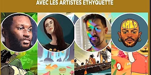 Rencontres & D\u00e9dicaces - Pivwan, Laura Karajani, Geoffo, Thiven