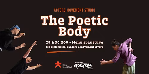 THE POETIC BODY - Early Bird Discount Until Nov 2