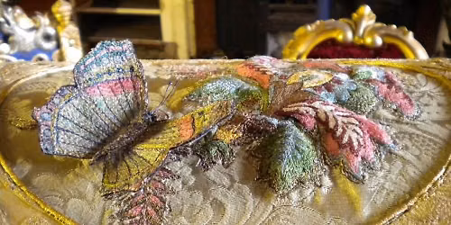 Sewing Caf\u00e9 Workshops \u2013 Study the beautiful art of stumpwork; three-dimensional embroidery