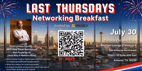 Last Thursday's Networking Breakfast