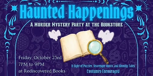 Haunted Happenings-A M**der Mystery Party at the Bookstore