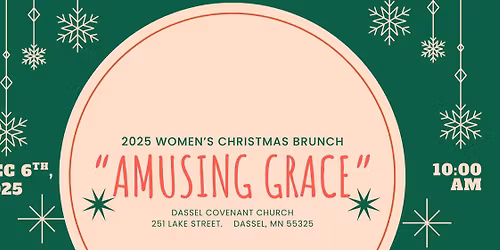 2025 Women Ministries Christmas Brunch "Amusing Grace"