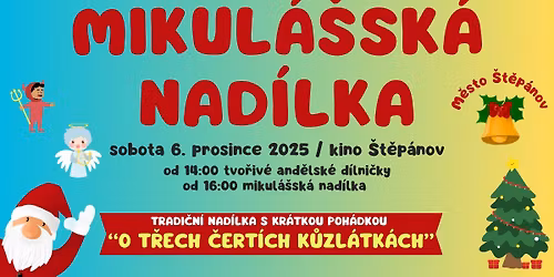 Mikul\u00e1\u0161sk\u00e1 nad\u00edlka s poh\u00e1dkou a and\u011blsk\u00fdmi d\u00edlni\u010dkami