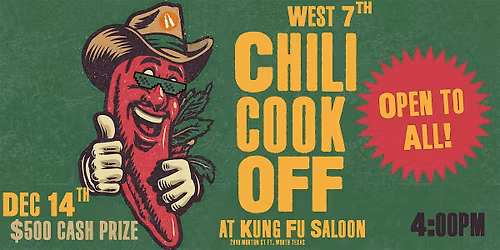 Kung Fu Saloon's Chili Cook Off