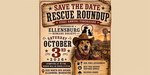 Ellensburg Humane Society's Rescue Roundup