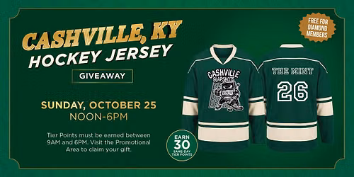 Cashville Hockey Jersey Giveaway