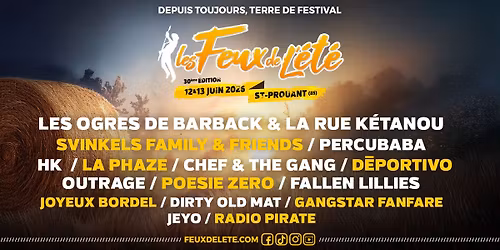 Festival les Feux de l'\u00e9t\u00e9 2026