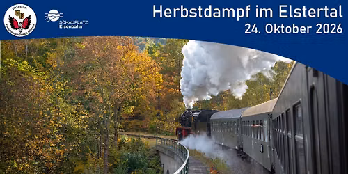 Herbstdampf im Elstertal 