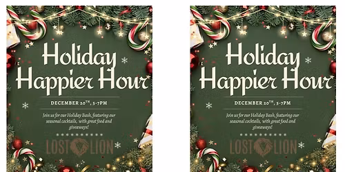 Holiday Happier Hour 