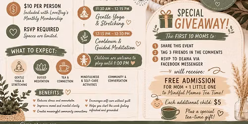 LoveBug\u2019s Mindful Mamas Tea Time