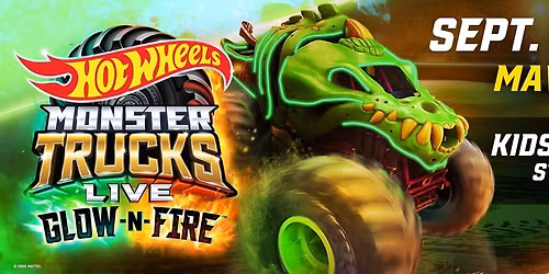 Hot Wheels Monster Trucks(tm) Live Glow-N-Fire