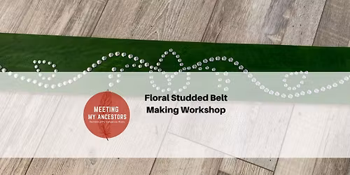 Floral Studded Belt Making Edmonton
