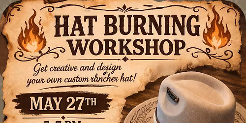 Hat Burning Workshop at Ambitious Vibes
