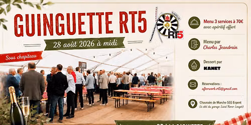 PRE-AFTERWORK : "La Guinguette RT5" - 2e \u00e9dition
