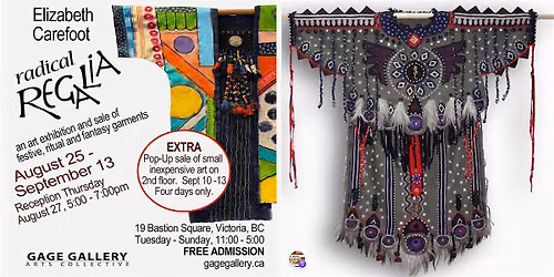 Radical Regalia: Elizabeth Carefoot at Gage Gallery