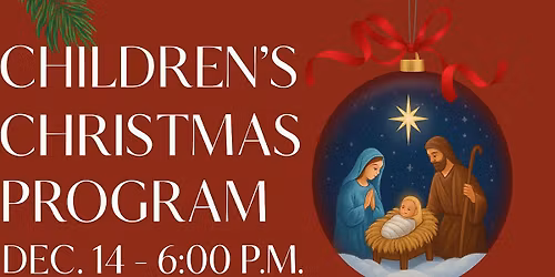 "The Birth of Jesus" Christmas Program