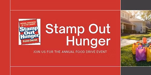 Stamp Out Hunger Food Drive \u2013 Volunteers Needed!