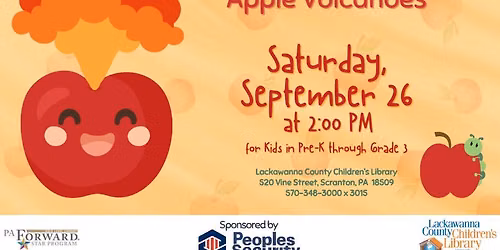The Curiosity Club: Apple Volcanoes