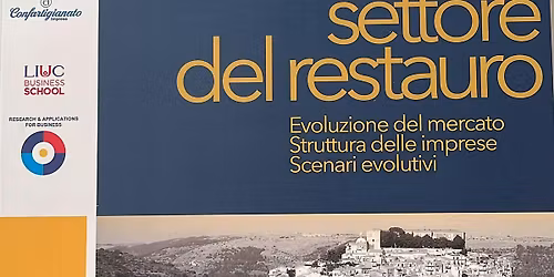 Presentazione della ricerca sul mercato del restauro