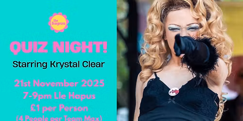 Quiz Night with Your Host, Krystal Clear! 
