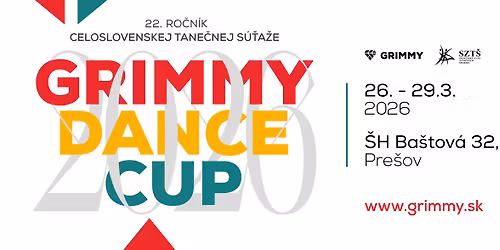 GRIMMY Dance Cup 2026 - DD, HH, ART, CHOREO (22. ro\u010dn\u00edk)