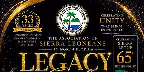 ASLNF legacy Benefit Gala 2026: Celebrating 33 years of unity and service.