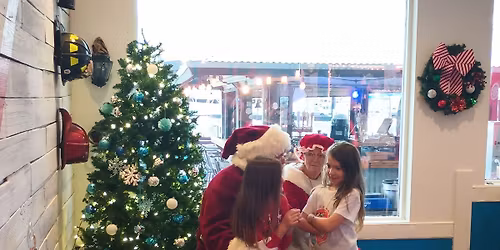 Dinner w\/Santa Claus at Andy D's on Navarre Beach