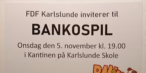 Karlslunde FDF Bankospil