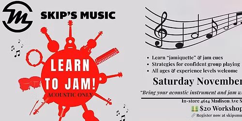 Learn To Jam! @ Skips Music