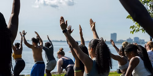 Beach Yoga with YogaSix Hyde Park @ Promontory Point