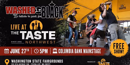 Washed in Black [Pearl Jam Tribute] at The Taste NW!!